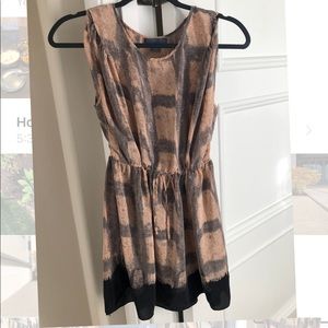 Silk Patterned Lightweight Casual Cocktail Dress